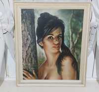 Tablou J.H.Lynch -"Tina"(print)Vintange