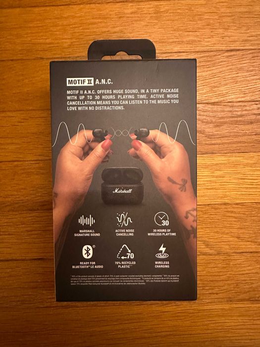 Безжични слушалки Marshall Motif II A.N.C.