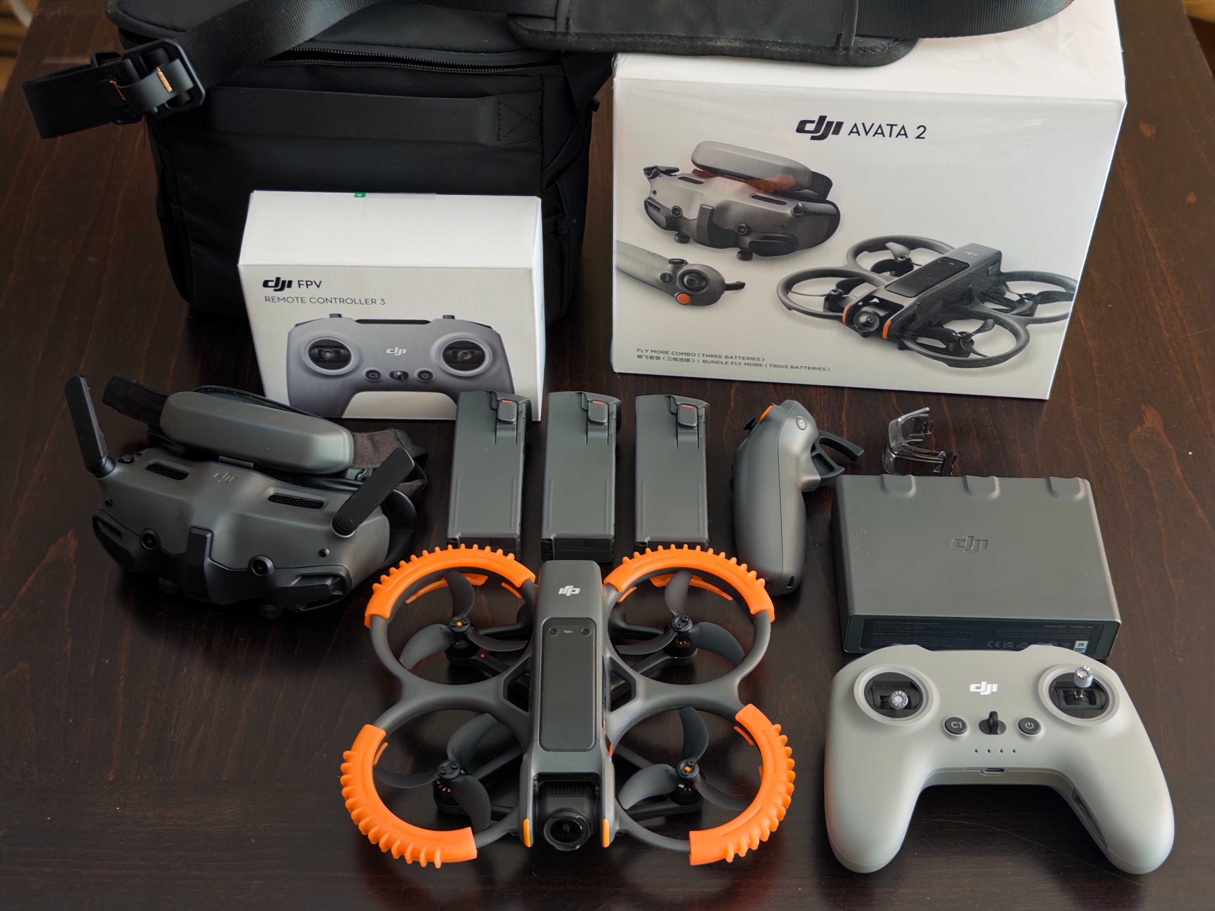 DJI Avata 2 Fly More Combo (3 батерии) + DJI FPV Controller 3 + ND