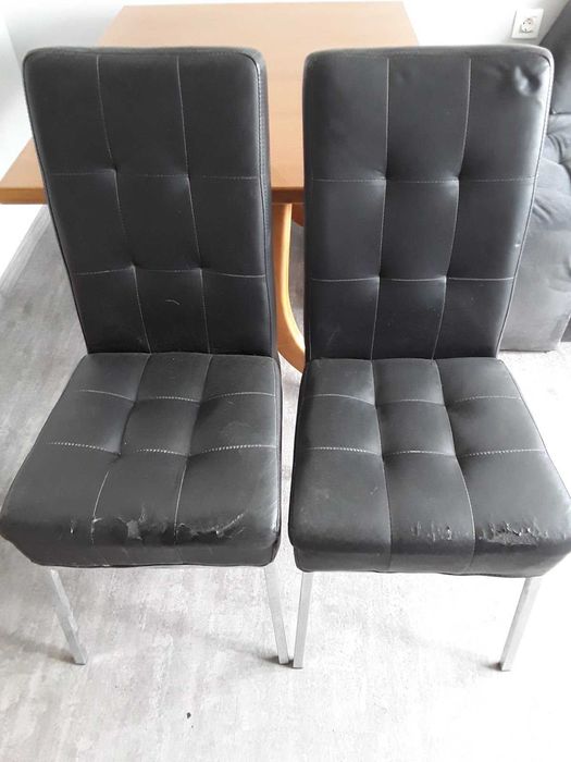 Столове от кожа - 2 броя