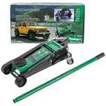 Cric hidraulic RockFORCE, 3T, 135-465mm, Negru/Verde
