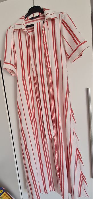 Rochie lunga eleganta de bumbac