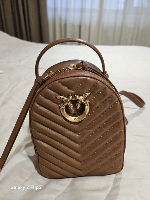 Раница Pinko естествена кожа