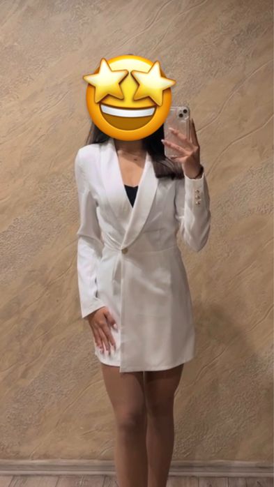 Бял официален сукман