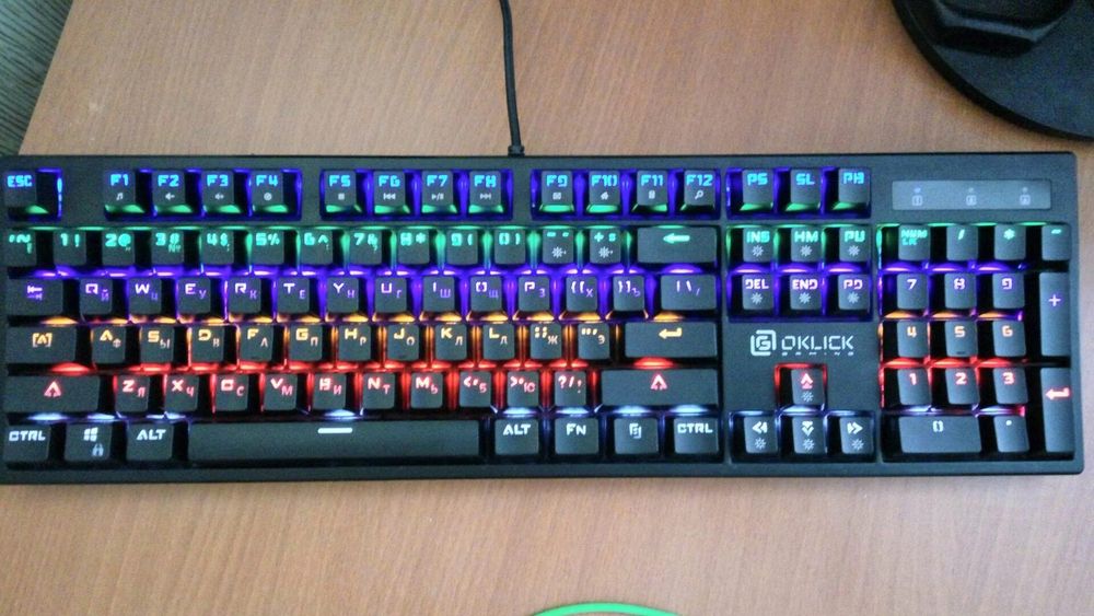 механическая клавиатура oklick vortex g940 игровая