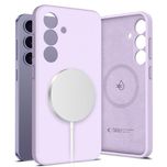 Кейс tech protect liquid silicone magsafe за samsung galaxy s25 violet