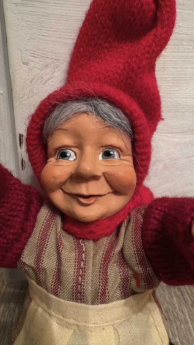 Paul Bonner Норвегия–Коледна  малка кукла! 1960г Коледен декор!