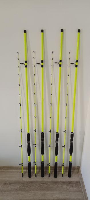 SET 4 Lansete Feeder 3.0m ROBINHAN Bolentino acțiune 100-200 gr