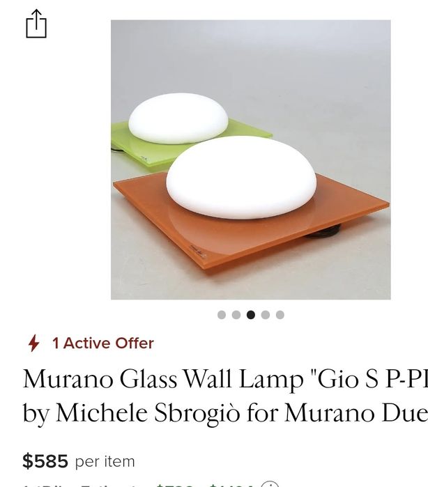 Продам дизайнерский светильник