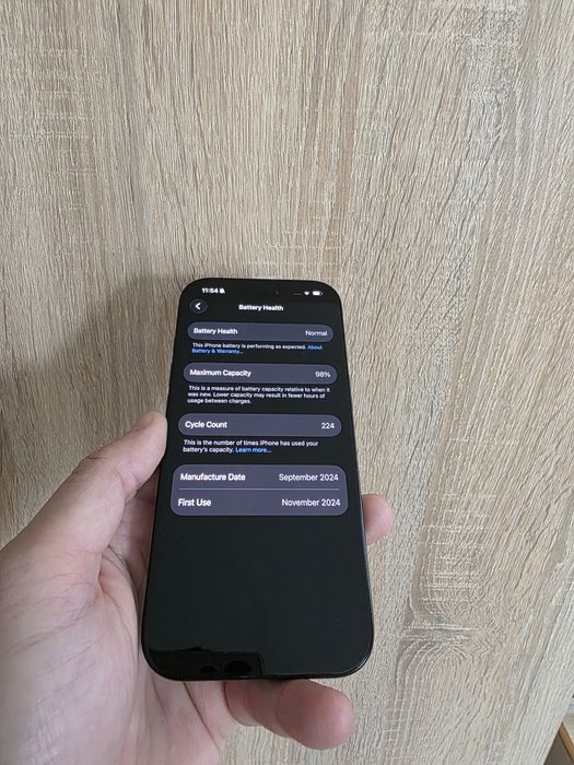 Iphone 16PRO 256, Black Full Box UAG