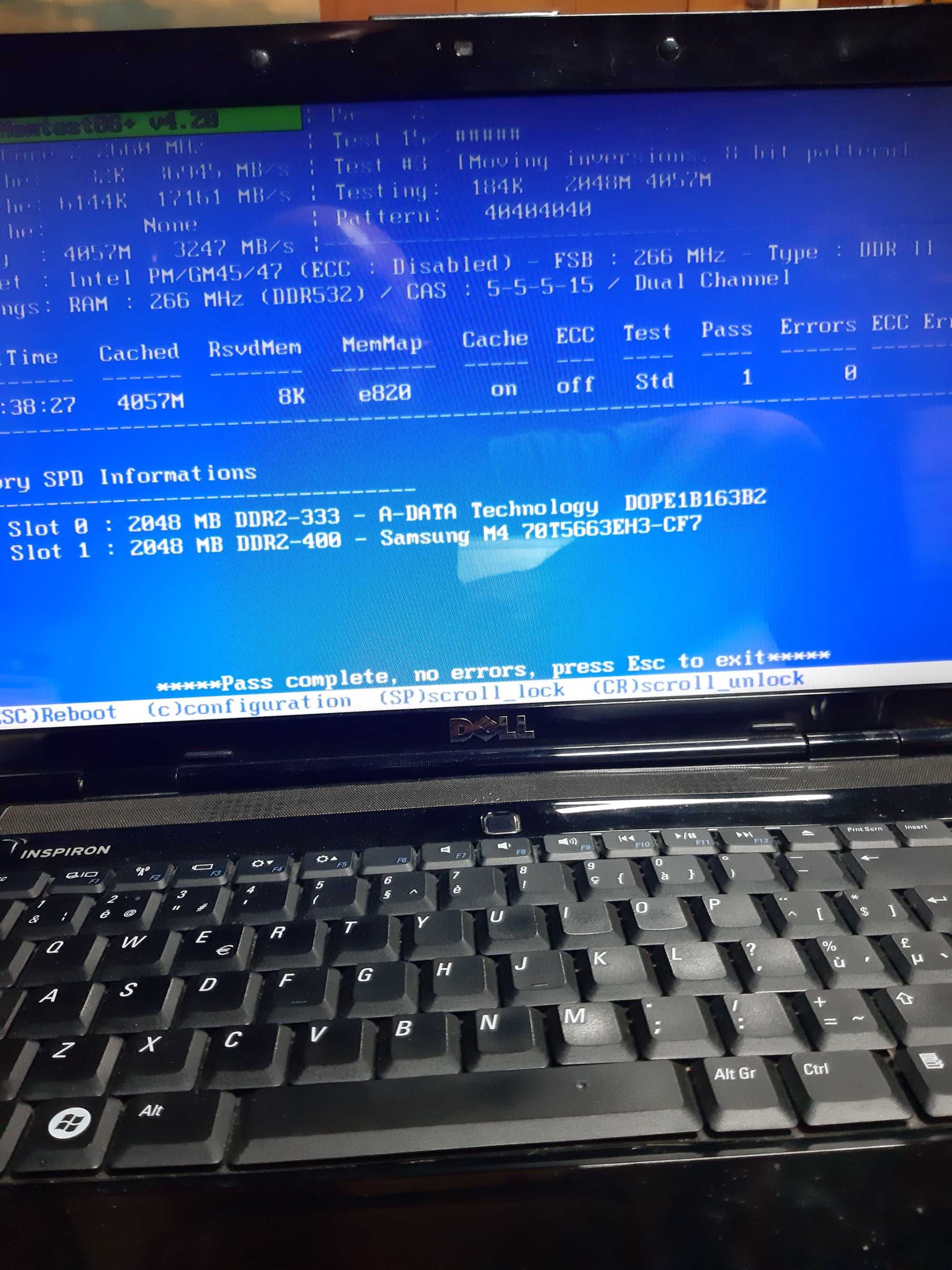 Употребяван лаптоп DELL Inspiron 1545 в добро техническо състояние