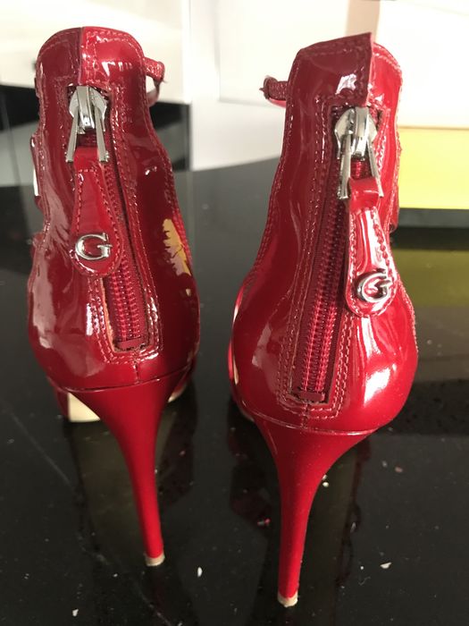 Оригинални сандали на ток Guess, Roberto Botella естествена кожа