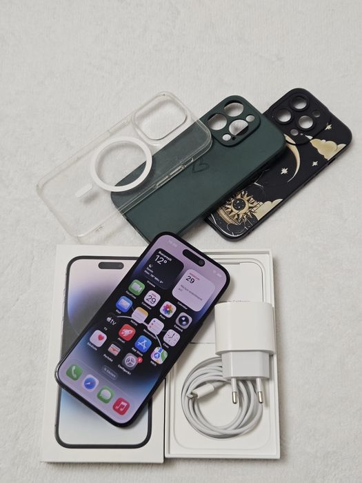 iPhone 14 PRO, 128 GB, FULL BOX, stare EXCELENTA