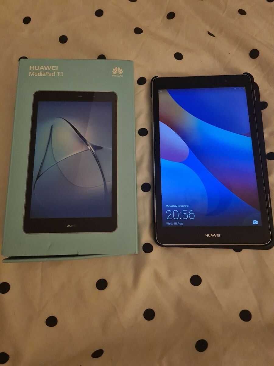 Tablete Huawei MediaPad T3, 8", Quad Core 1.4 GHz, 16GB, 4G SIM + Card
