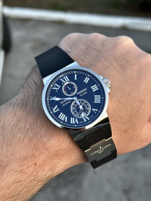 Ulysse Nardin Le Locle Black Dial rubber