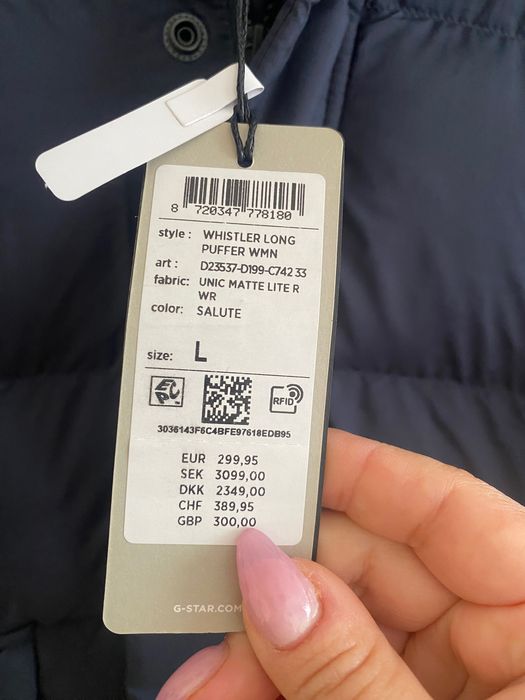 оригинално топло зимно палто g star raw