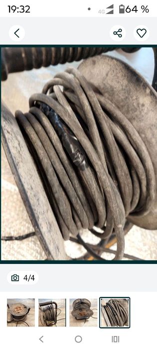 Prelungitor cu 4 prize si tambur cu protectie
Stare buna