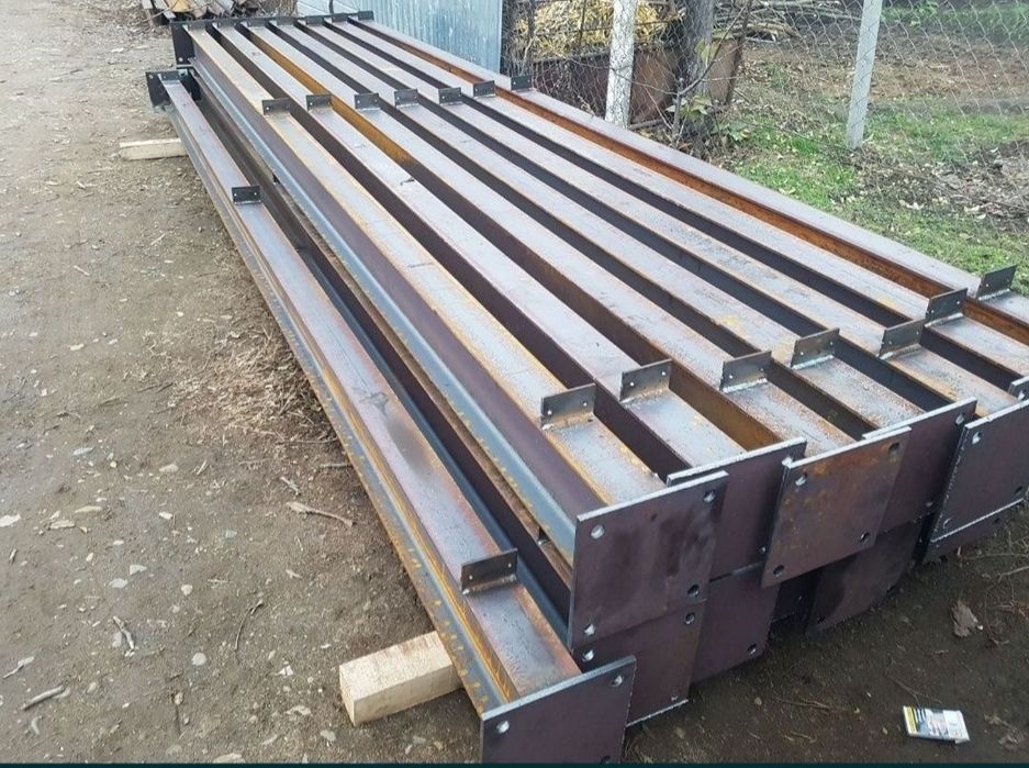 Vând hală metalică 25 m cu 10 deschidere 4 înălțime