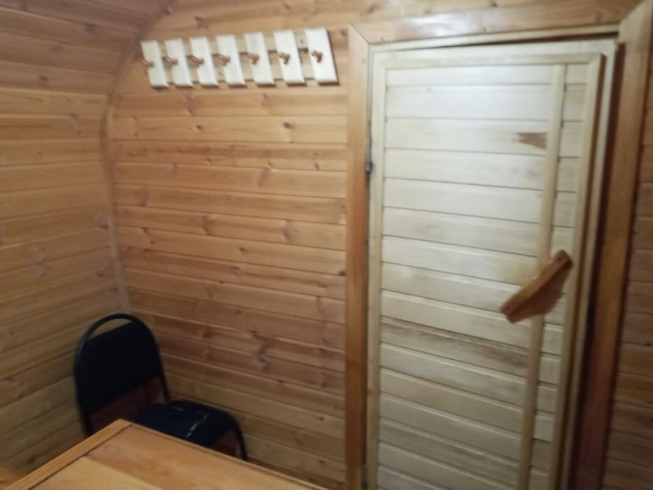 Продается  баня "Каравелла" размером 6x2.4 метра.