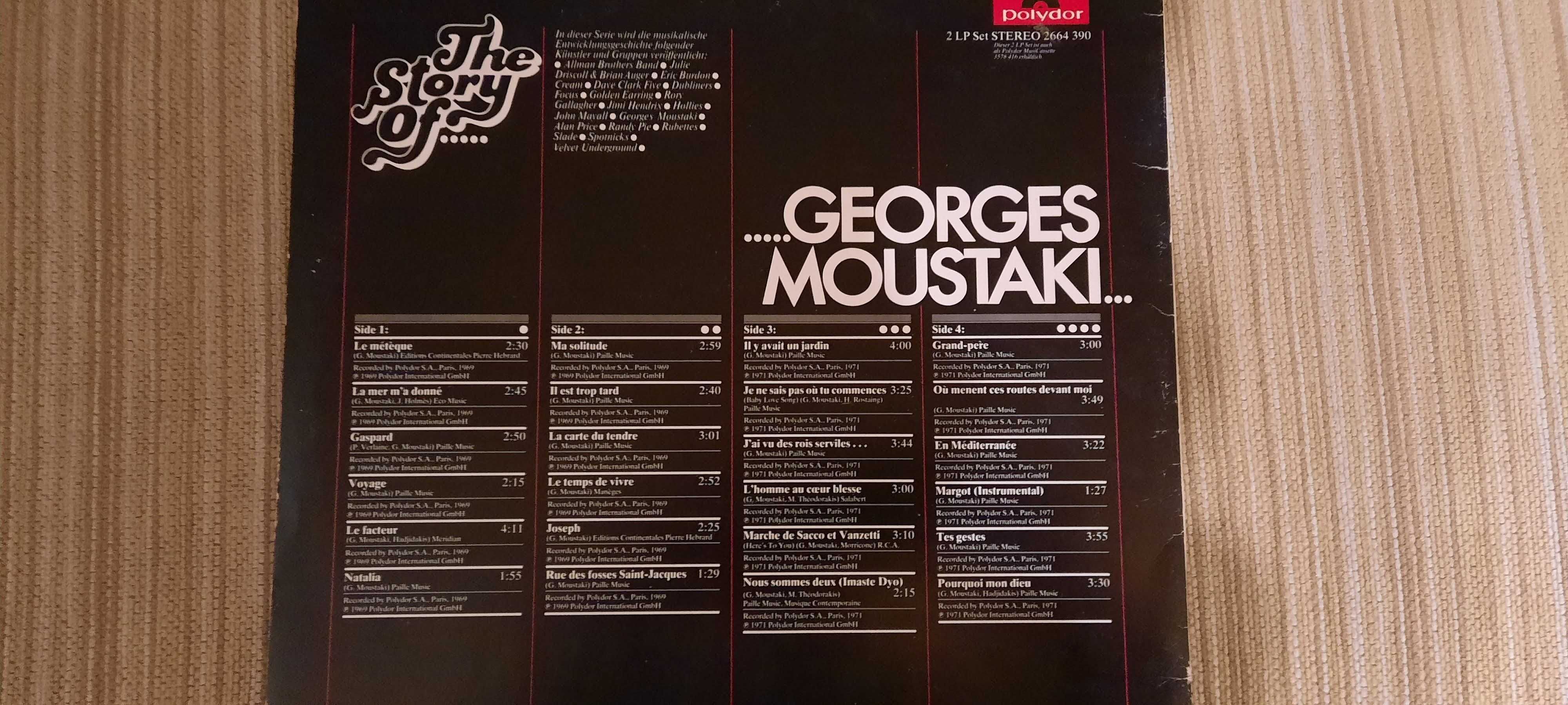 Три плочи на Georges Moustaki (NM or M)