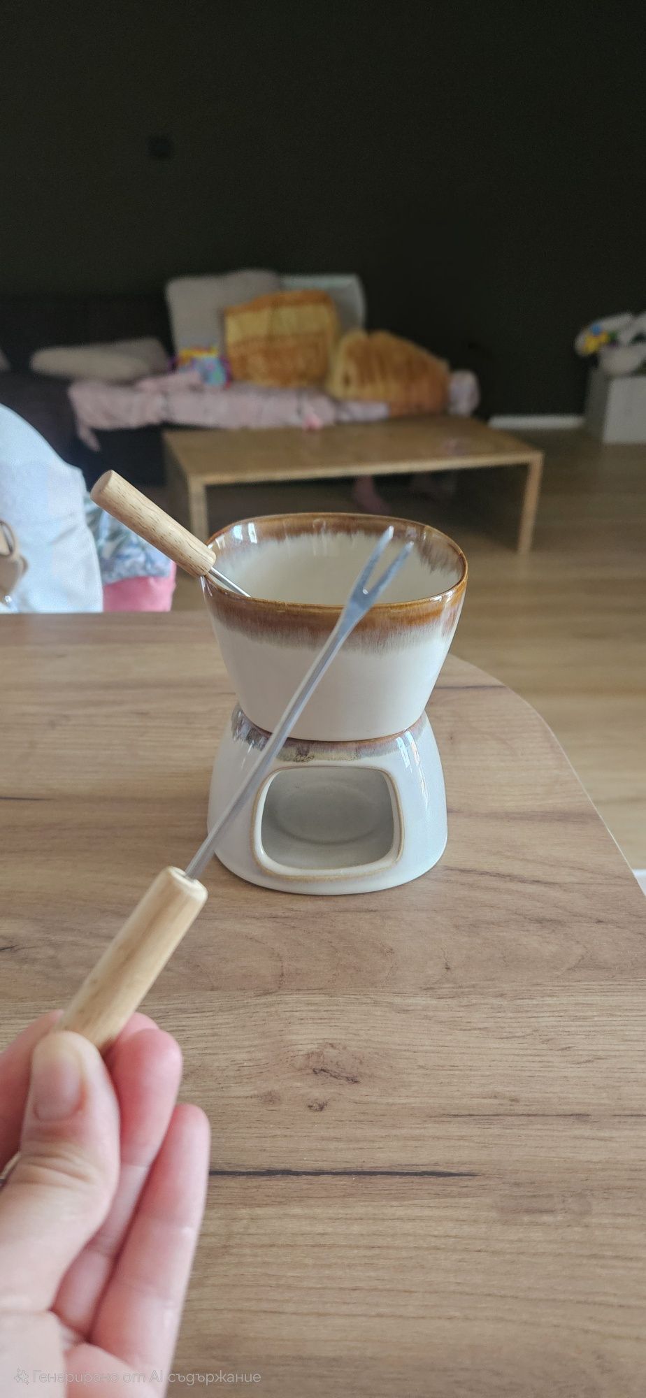 Мини фондю за шоколад