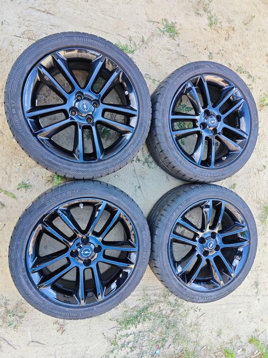 Jante Originale din Aluminiu Negre de Opel Corsa D, E pe 17"