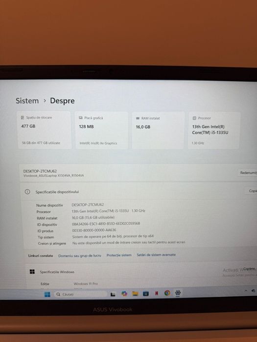 Laptop Asus Vivobook 1504V la cutie