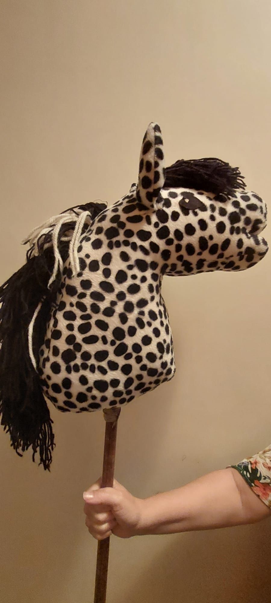 Hobby horse. Calut pe bat Appaloosa