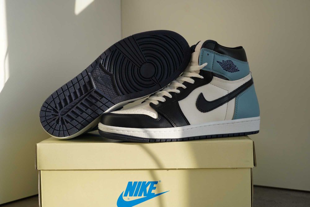 Adidași Jordan 1 OBSIDIAN - Toate Mărimile Disponibile, Cu Cutie