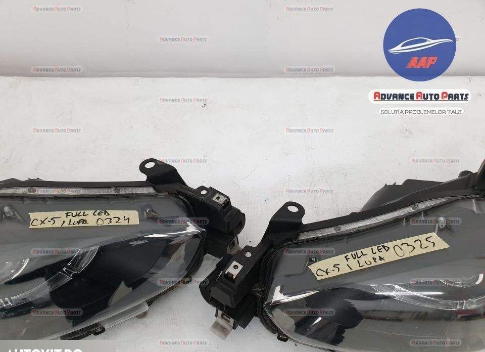 Far dreapta full led cu doua lupe, original in stare foarte buna Mazda