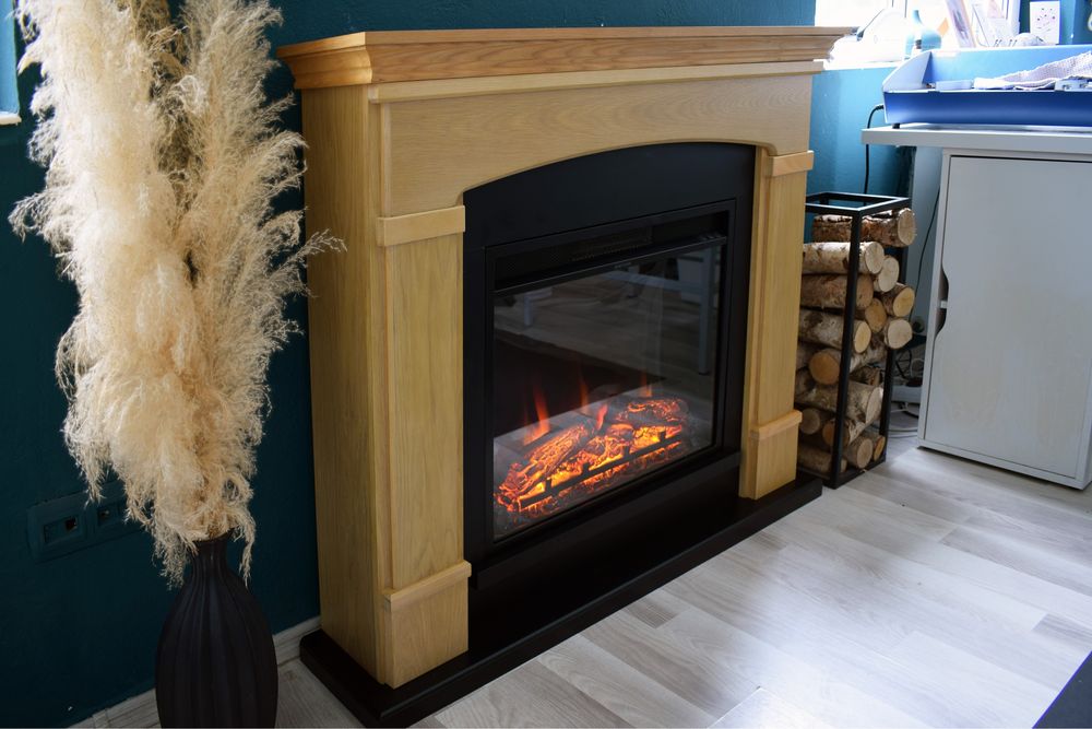 Semineu electric TAGU Helmi, cu focar electric inclus