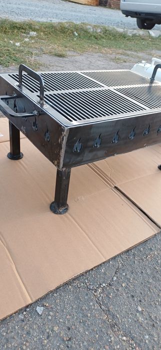 Gratar 600x400 înălțimea 350