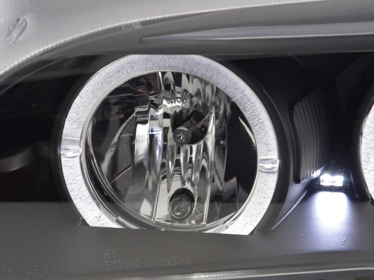 Фарове БМВ Е46 Купе Кабрио Фейслифт ЛЕД Тъмни Тунинг BMW E46 черни