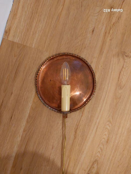 Accesoriu decorațiune lumina alama colectie Suedia 1950
