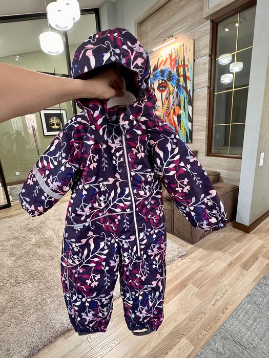 Бренд lassie 92-98(3 года) комбинезон для девочек зимний