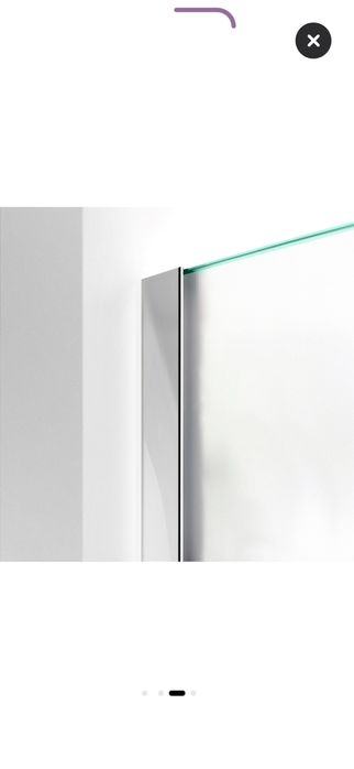 Paravan dus walk-in Aqua Roy INOX sticla 8 mm mata, securizata