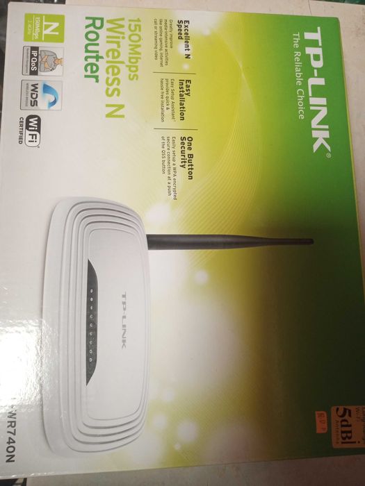 Рутер TP Link TL WR740N неизползван