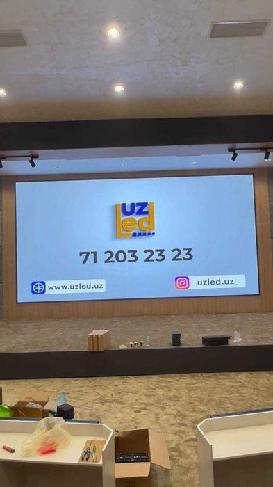 LED ekranlar+лед экран indoor+ Бесплатная Установка +UZLED LED19