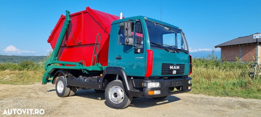 Man 7,5t /Container Basculabil-KLIMA -brate telescopice