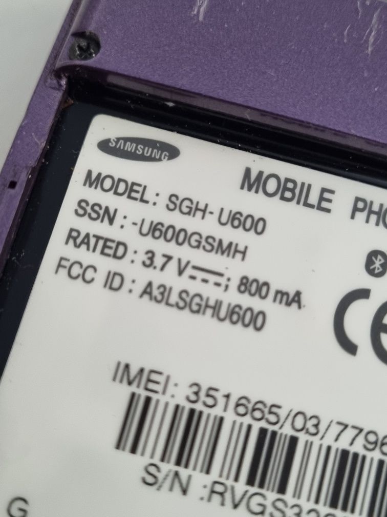 Telefon Samsung SGH - U600 perfect funcțional cu încărcător original