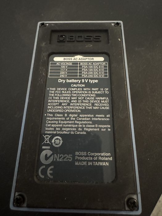 Pedala Boss CH-1 Chorus