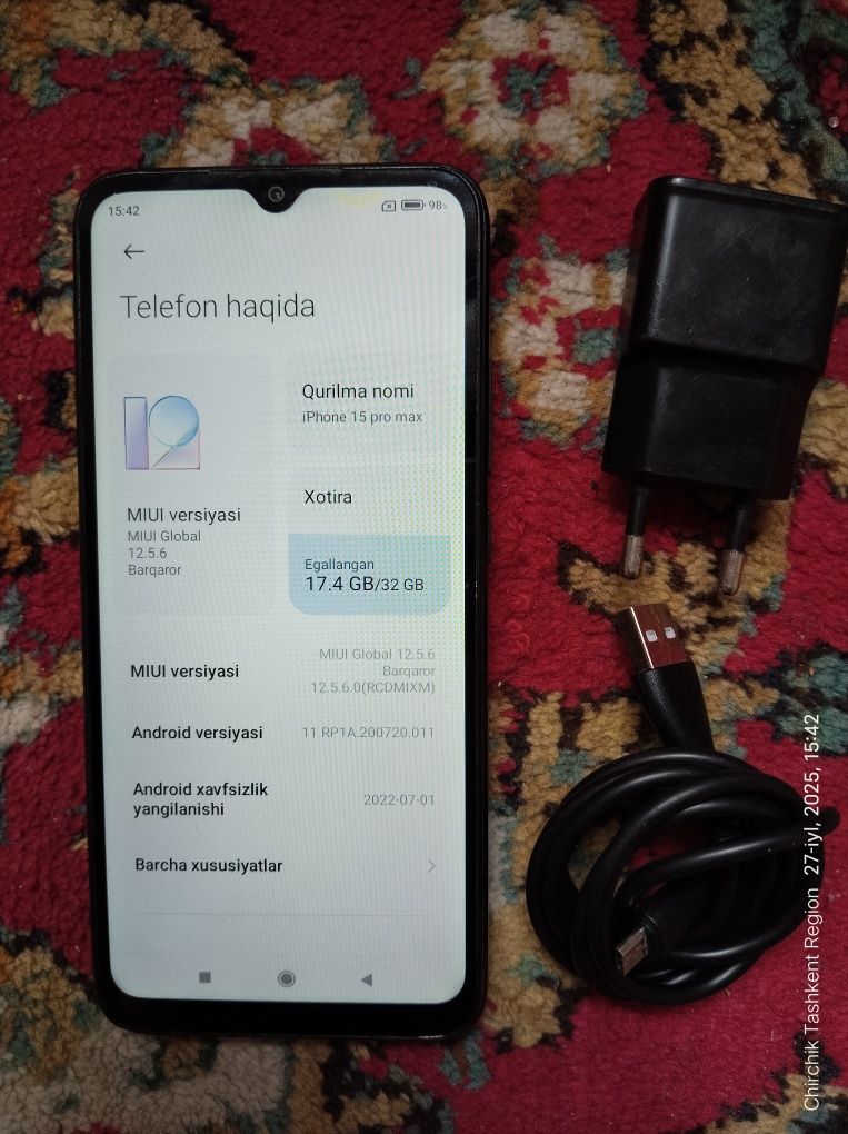 Redmi kafolati bilan