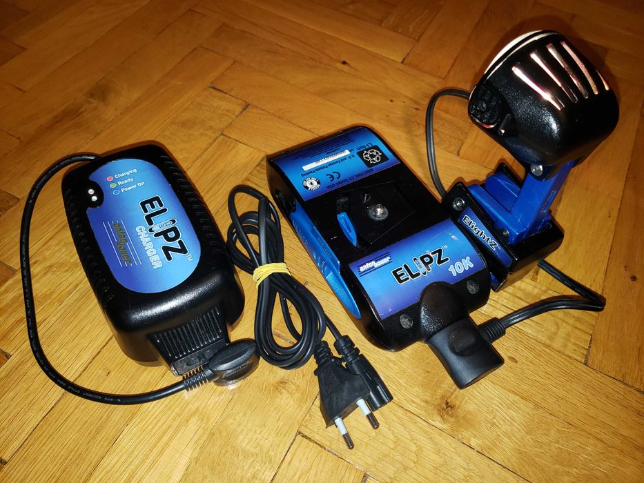 Baterie externa + Lampă Anton Bauer ELIPZ + Încărcător Elipz