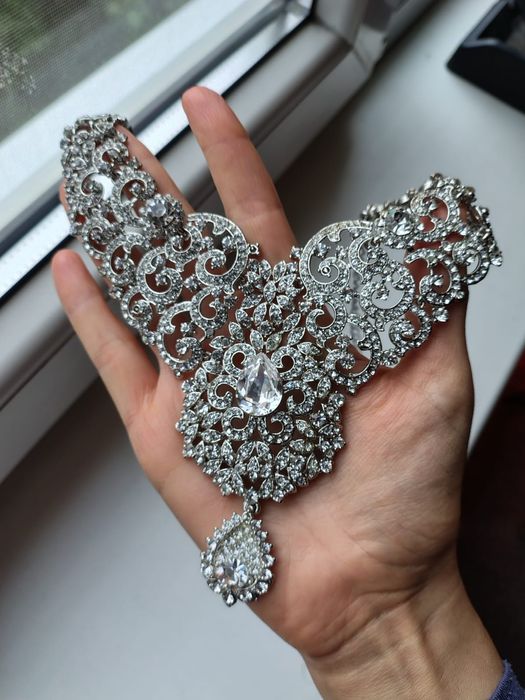 Colier cu accesoriu de par autentic India