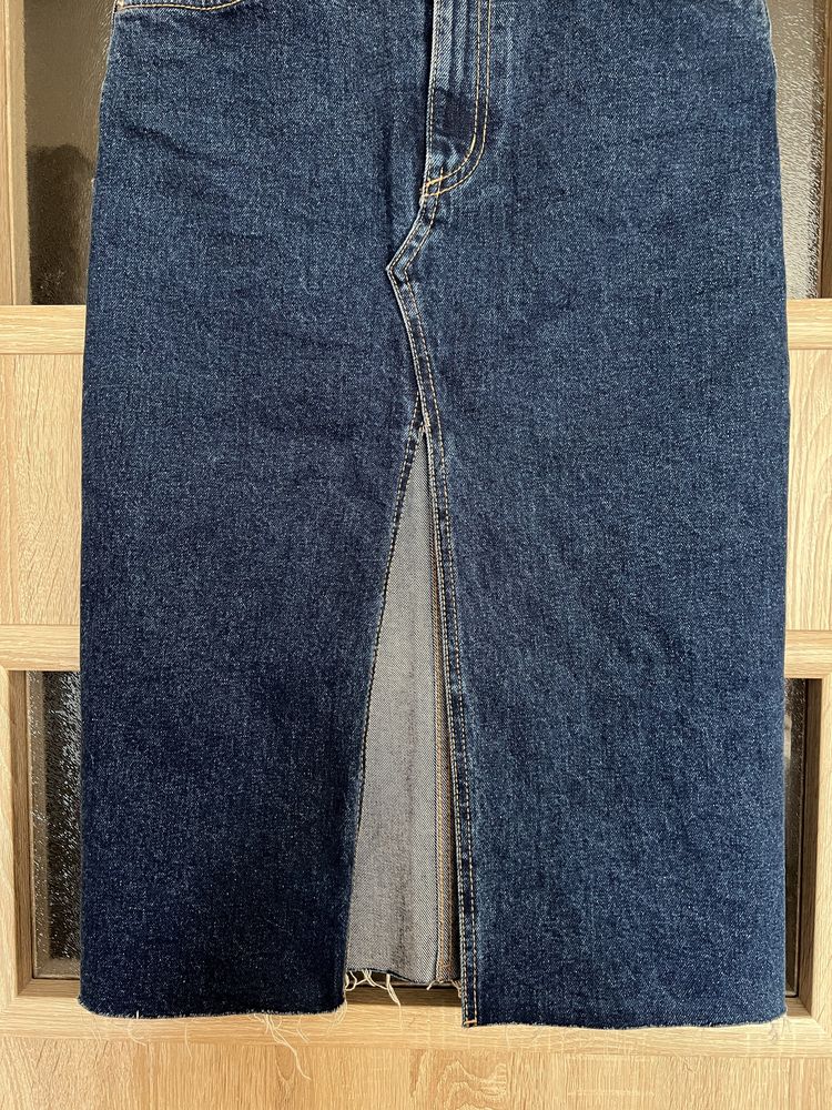 Дънкова Midi пола Zara