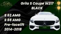 Grila Panamericana Mercedes S COUPE 63/65 AMG C217 W217 Neagra