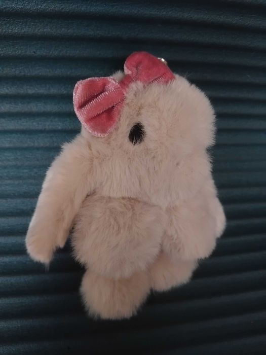 Сувенирна играчка Зайче - естествен косъм