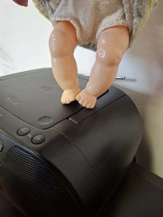 Papusa celuloid veche anii 1930-1950 Hong Kong 28 cm