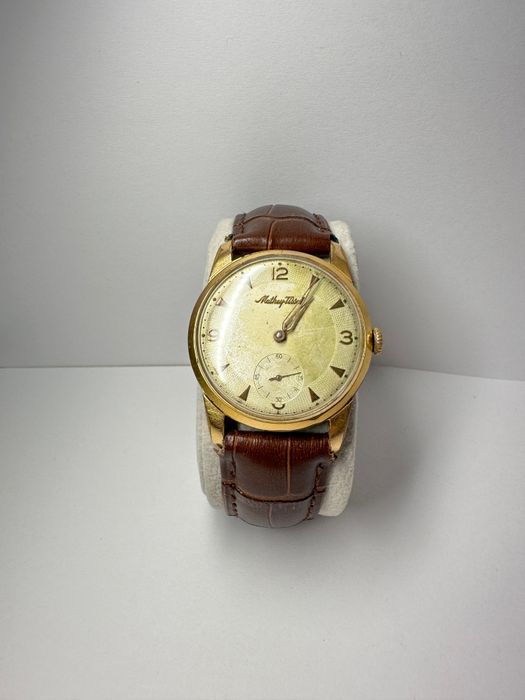 Ceas Mathey-Tissot placat cu aur '50