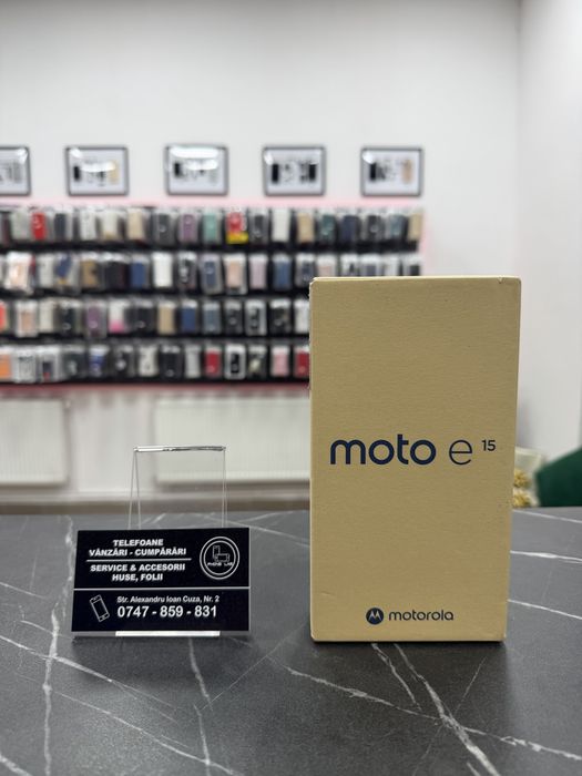 Motorola E15 - 64Gb - NOU - Sigilat - 2 Ani Garantie!